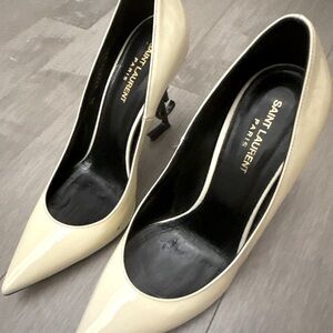 Saint Laurent Women's Beige Heels